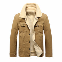 Laden Sie das Bild in den Galerie-Viewer, Men's Fashion Casual Zipper Regular Thickened Single-breasted Jacket