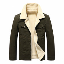 Laden Sie das Bild in den Galerie-Viewer, Men's Fashion Casual Zipper Regular Thickened Single-breasted Jacket