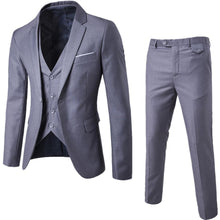 Laden Sie das Bild in den Galerie-Viewer, Men's Business Casual Suit Three-piece Suit