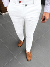 Laden Sie das Bild in den Galerie-Viewer, Men's Solid Color Casual Tappered Formal Pants