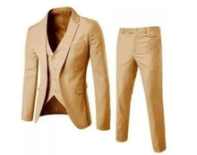 Laden Sie das Bild in den Galerie-Viewer, Men's Business Casual Suit Three-piece Suit