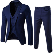 Laden Sie das Bild in den Galerie-Viewer, Men's Business Casual Suit Three-piece Suit
