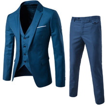 Laden Sie das Bild in den Galerie-Viewer, Men's Business Casual Suit Three-piece Suit