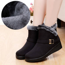 Laden Sie das Bild in den Galerie-Viewer, Short tube low heel plus velvet warm mother cotton boots