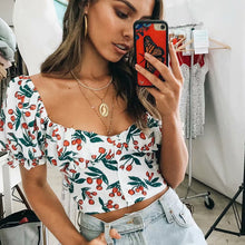 Laden Sie das Bild in den Galerie-Viewer, Platz kragen puff sleeve top
