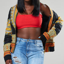 Laden Sie das Bild in den Galerie-Viewer, Women's African Print Jacket
