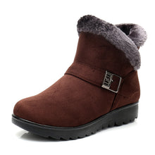 Laden Sie das Bild in den Galerie-Viewer, Short tube low heel plus velvet warm mother cotton boots