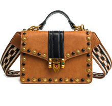 Laden Sie das Bild in den Galerie-Viewer, Damen kleine Handtasche, Rivet small square bag