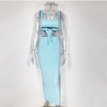 Laden Sie das Bild in den Galerie-Viewer, Frauen krawatte mit zwei Sätze, Damen Kleid