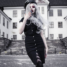 Laden Sie das Bild in den Galerie-Viewer, Vintage waistband buckled slim skirt