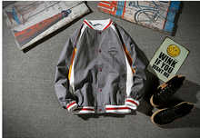 Laden Sie das Bild in den Galerie-Viewer, Herren Jacke mit losen Kragen Baseball Uniform