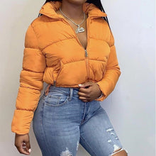 Laden Sie das Bild in den Galerie-Viewer, Down jacket with adjustable elastic hem