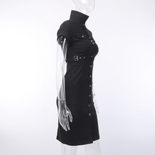 Laden Sie das Bild in den Galerie-Viewer, Vintage waistband buckled slim skirt