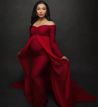 Laden Sie das Bild in den Galerie-Viewer, Pregnant woman cloak dress