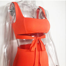 Laden Sie das Bild in den Galerie-Viewer, Frauen krawatte mit zwei Sätze, Damen Kleid