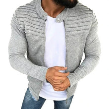 Laden Sie das Bild in den Galerie-Viewer, stitching cardigan sweater
