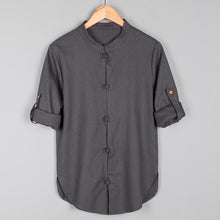 Laden Sie das Bild in den Galerie-Viewer, Men's cotton linen shirt