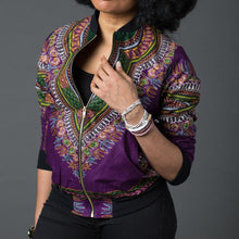 Laden Sie das Bild in den Galerie-Viewer, Women's African Print Jacket