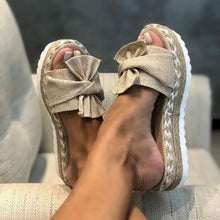 Laden Sie das Bild in den Galerie-Viewer, Bowknot beach slippers