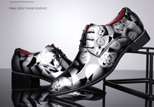 Laden Sie das Bild in den Galerie-Viewer, Trends spitze Herren-Lederschuhe