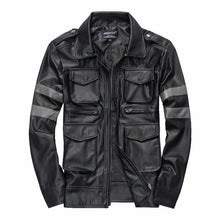 Laden Sie das Bild in den Galerie-Viewer, Herren Lederjacke, Resident Evil Biohazard Leather Jackets