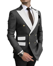 Laden Sie das Bild in den Galerie-Viewer, Lässiger Slim-Fit-Zweiteiler für Herren