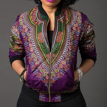 Laden Sie das Bild in den Galerie-Viewer, Women's African Print Jacket