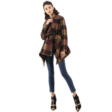 Laden Sie das Bild in den Galerie-Viewer, Herbst und Winter Damen Plaid