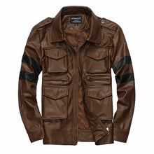 Laden Sie das Bild in den Galerie-Viewer, Herren Lederjacke, Resident Evil Biohazard Leather Jackets
