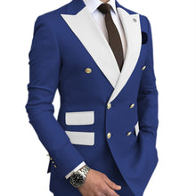 Laden Sie das Bild in den Galerie-Viewer, Lässiger Slim-Fit-Zweiteiler für Herren