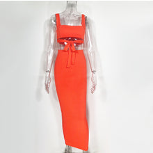 Laden Sie das Bild in den Galerie-Viewer, Frauen krawatte mit zwei Sätze, Damen Kleid