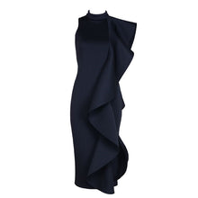 Laden Sie das Bild in den Galerie-Viewer, Ärmelloses sexy Abendkleid mit Rüschen