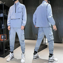 Laden Sie das Bild in den Galerie-Viewer, Herren-Pulloverjacke und Hosen-Zweiteiler