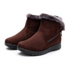 Laden Sie das Bild in den Galerie-Viewer, Short tube low heel plus velvet warm mother cotton boots