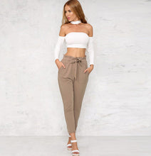 Laden Sie das Bild in den Galerie-Viewer, Die neue Mode wilden Taille, abgeschnittene Hose