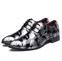 Laden Sie das Bild in den Galerie-Viewer, Trends spitze Herren-Lederschuhe