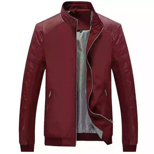 Men's Fashion Casual Zipper Slit Pocket Jacket