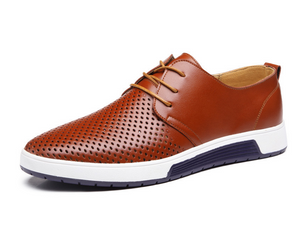 Business casual herren schuhe, leder schuhe