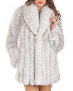 Damen Kunstpelzmantel, Faux fur coat female