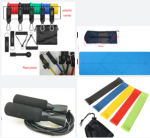 Fitness Resistance Bands Set