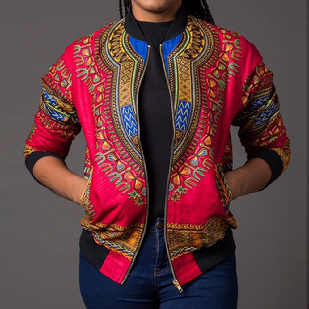 Women's African Print Jacket