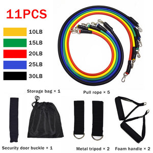 Fitness Resistance Bands Set