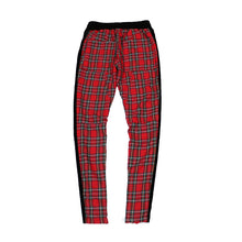 Laden Sie das Bild in den Galerie-Viewer, Plaid Hip Hop Patchwork Hosen Mit Kordelzug
