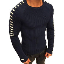 Laden Sie das Bild in den Galerie-Viewer, Men&#39;s Slim Long Sleeve Round Neck Knit Top
