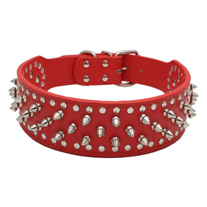 Haustierhalsband, großes Hundniethalsband