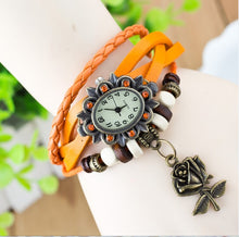 Laden Sie das Bild in den Galerie-Viewer, Bracelet retro rose watch
