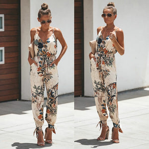 Sexy backless jumpsuit