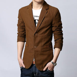 Men Blazer Fashion Slim casual