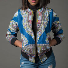 Laden Sie das Bild in den Galerie-Viewer, Women&#39;s African Print Jacket
