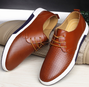 Business casual herren schuhe, leder schuhe